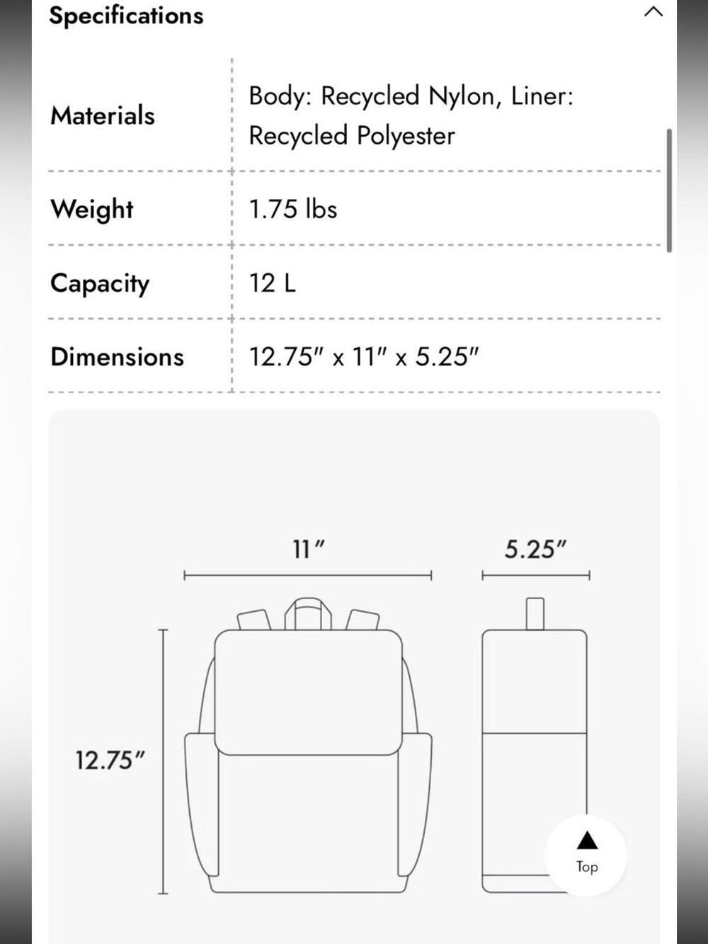 Calpak Mini Diaper Backpack - Picture 9 of 9